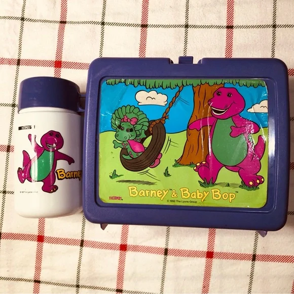 Thermos | Kitchen | Vintage 992 Barney And Baby Bop Plastic Lunch